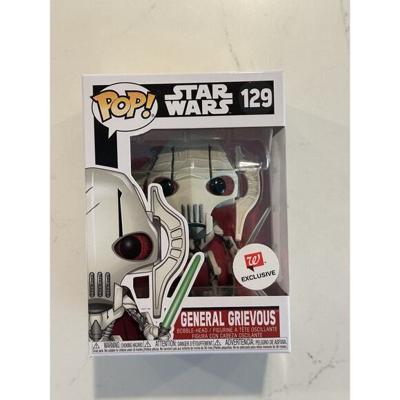 Funko Pop! Star Wars General Grievous #129 Walgreens Exclusive #3 - Picture 1 of 8